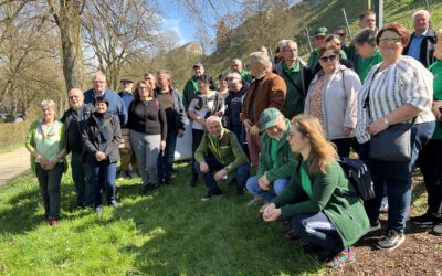 Kurzbesuch der Winzer aus Ptuj